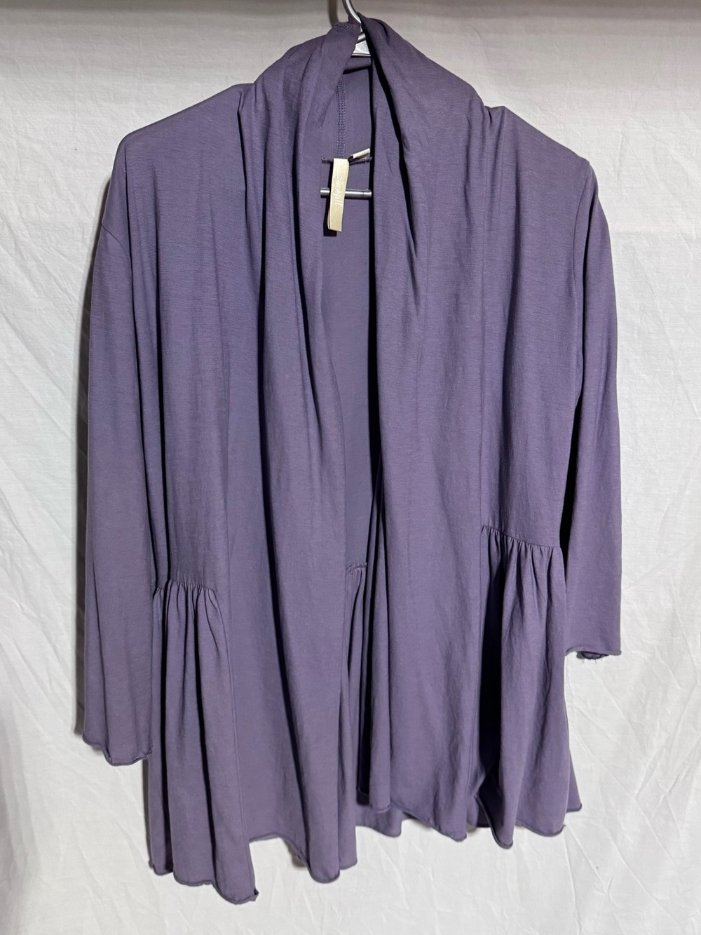 Pure Jill by J Jill lavender cotton open cardigan Size Medium
